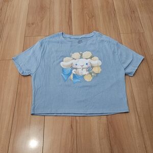 Adidas Light Blue Floral Tee